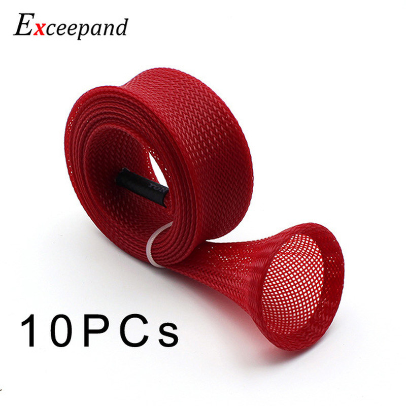 10 PCs Free Tangle Fishing Rod Sleeve Casting Fishing Rod Cover Pole Sock