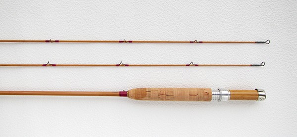 H.L.Leonard 39H Ausable 7’6″ #6 2pc 2top Bamboo Fly Fishing Rod