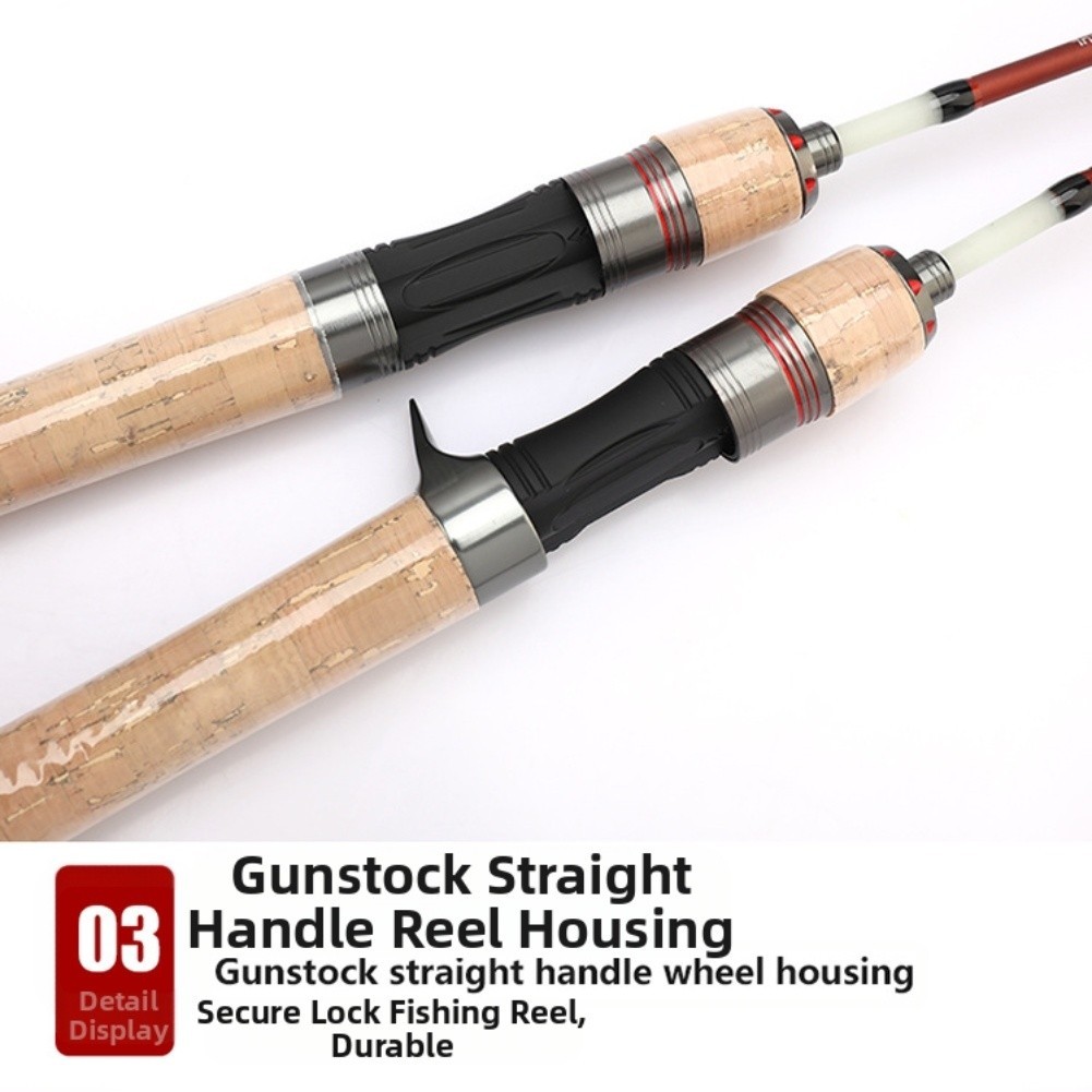 Flexible 1 4m Four Section Fishing Lure Rod for Various Freshwater Fish