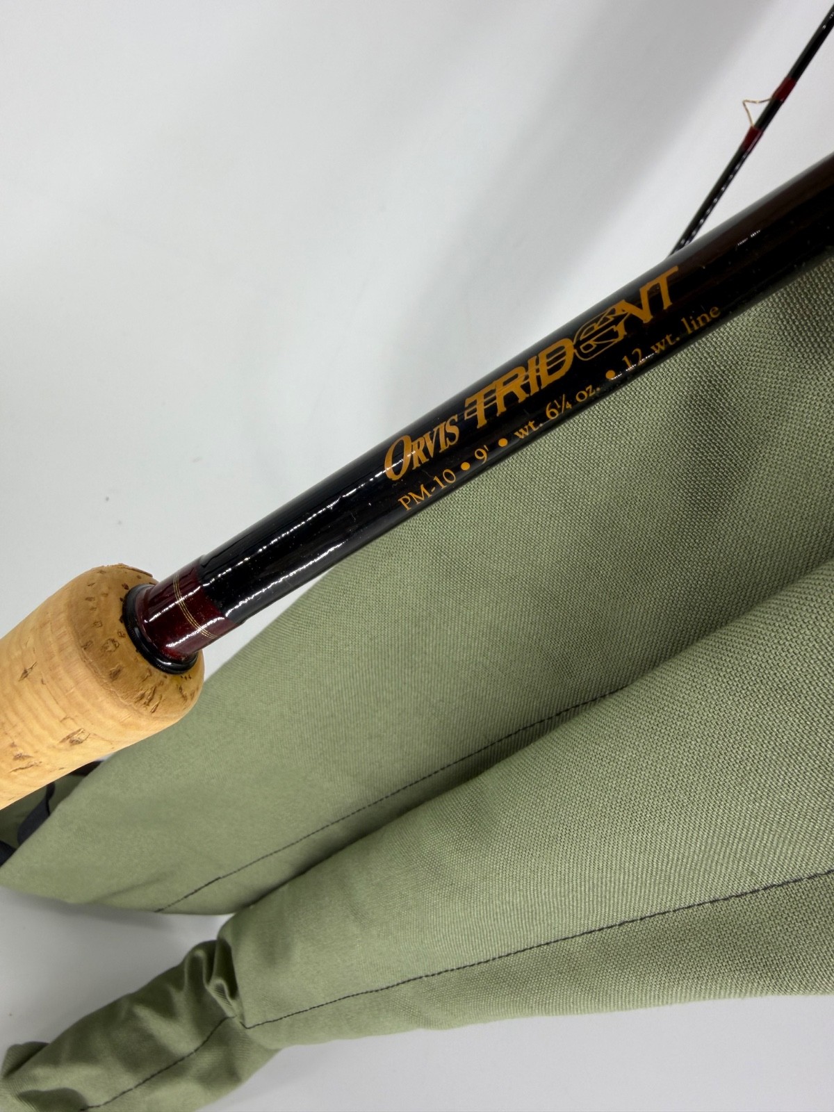 Orvis Trident PM-10 9’ 12wt Fly Rod w/ Tube & Sock