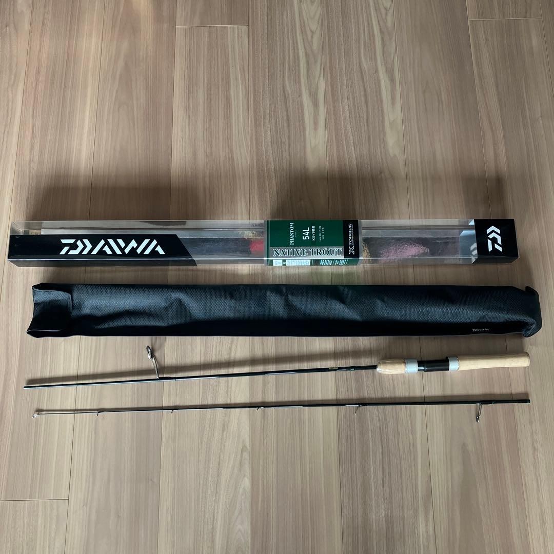 Daiwa Phantom 54L 2-Piece Spinning Rod, 1.63m, 3-6lb, 2-10g, w/Case