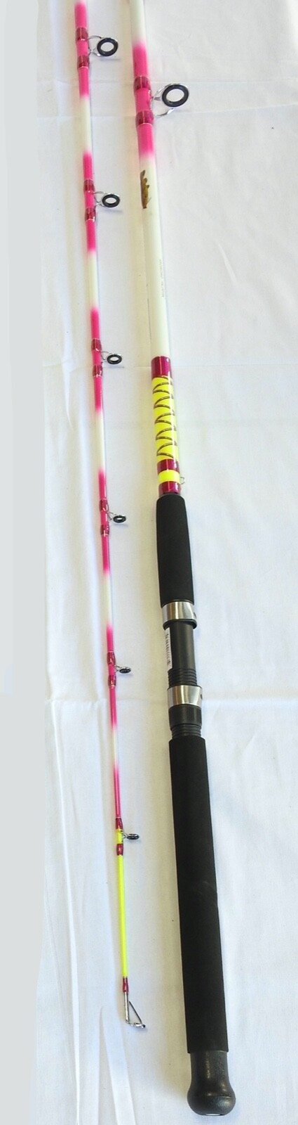 Nite Stick Catfish Spinning Rod 9′ 2PC Glow Tip Pink