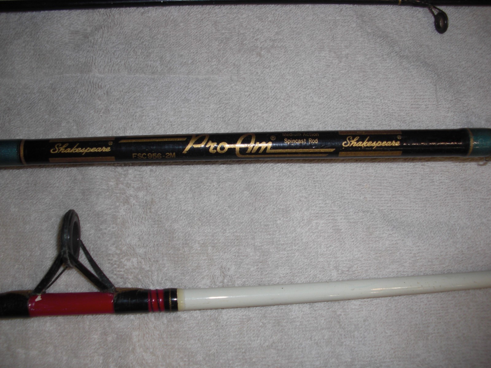 fishing poles—four used ones
