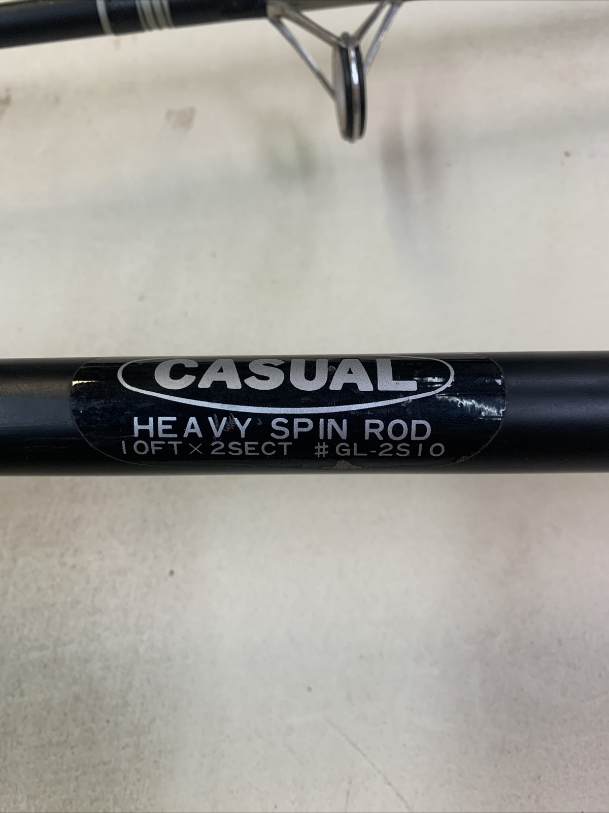 Casual Brand GL-2s10/10’ 2 Section Heavy Spin Rod Casting Fishing Rod