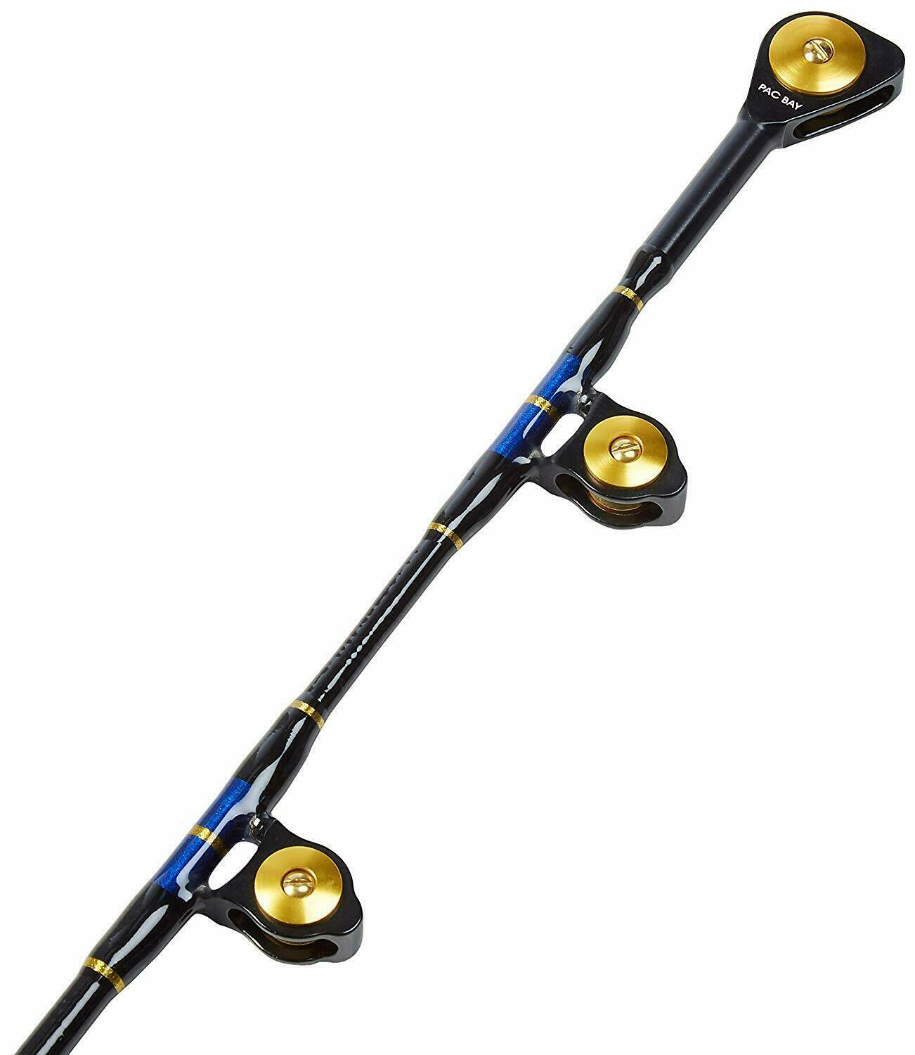 OKIAYA STANDUP TROLLING RODS 80-130LB VENOM-PRO CARBON BLANK/PAC BAY GUIDES