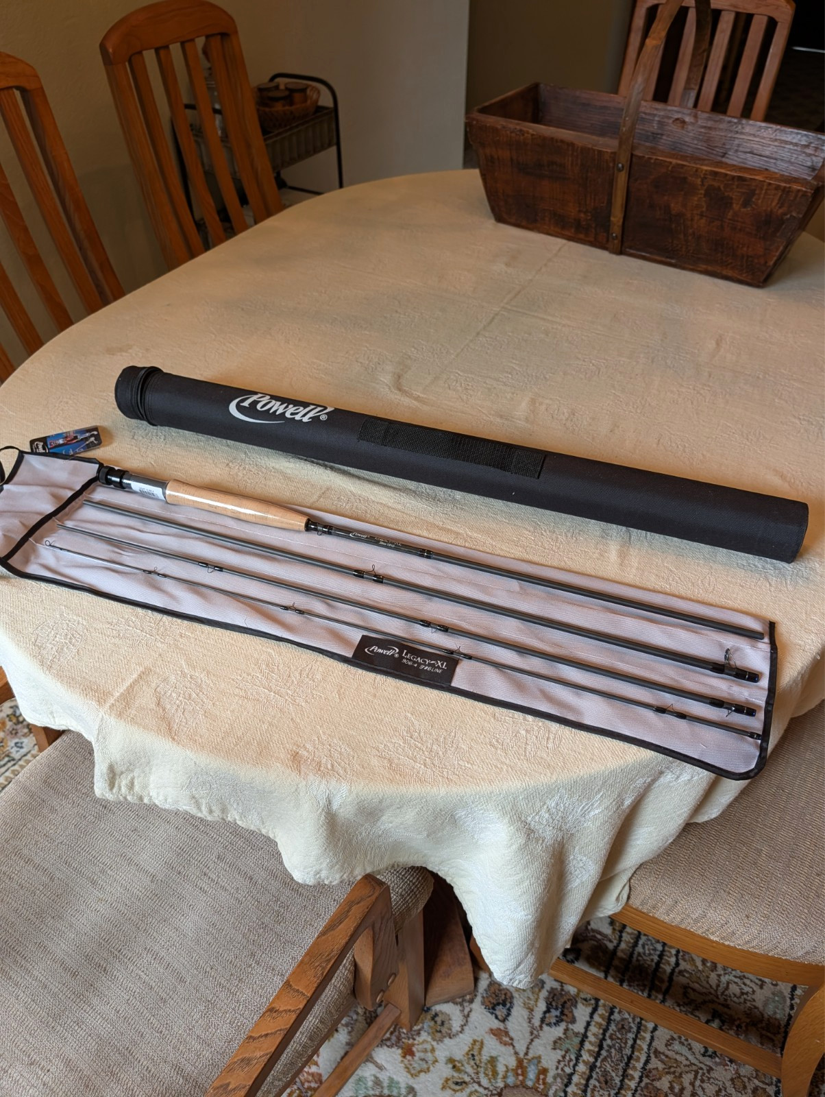 Powell Legacy XL 906-4 Fly Fishing Rod ( 9′ — 6wt — 4 Piece ) MINT in TUBE