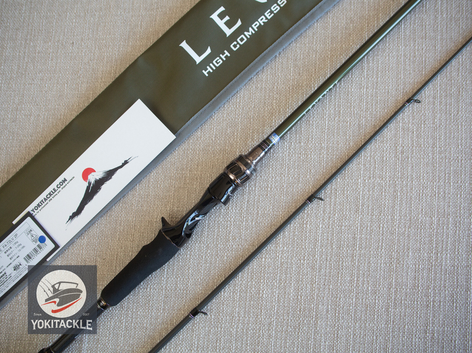 Megabass LEVANTE JP F4-72LV 2P Baitcasting Rod Shipping from JAPAN