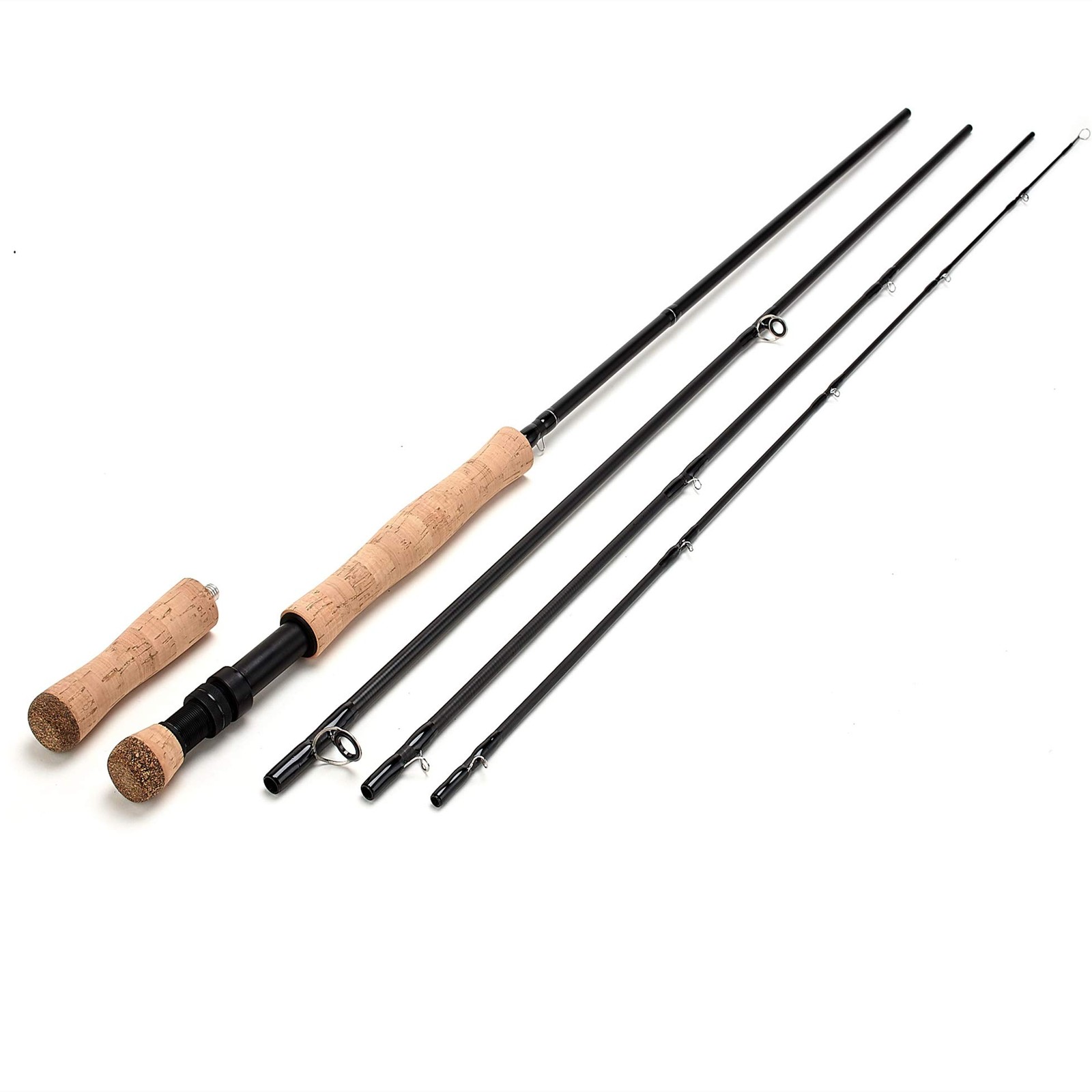 10 feet 9 inches Carbon Fiber Switch 7wt 8wt Fly Fishing Rod 4 Pieces Sections E
