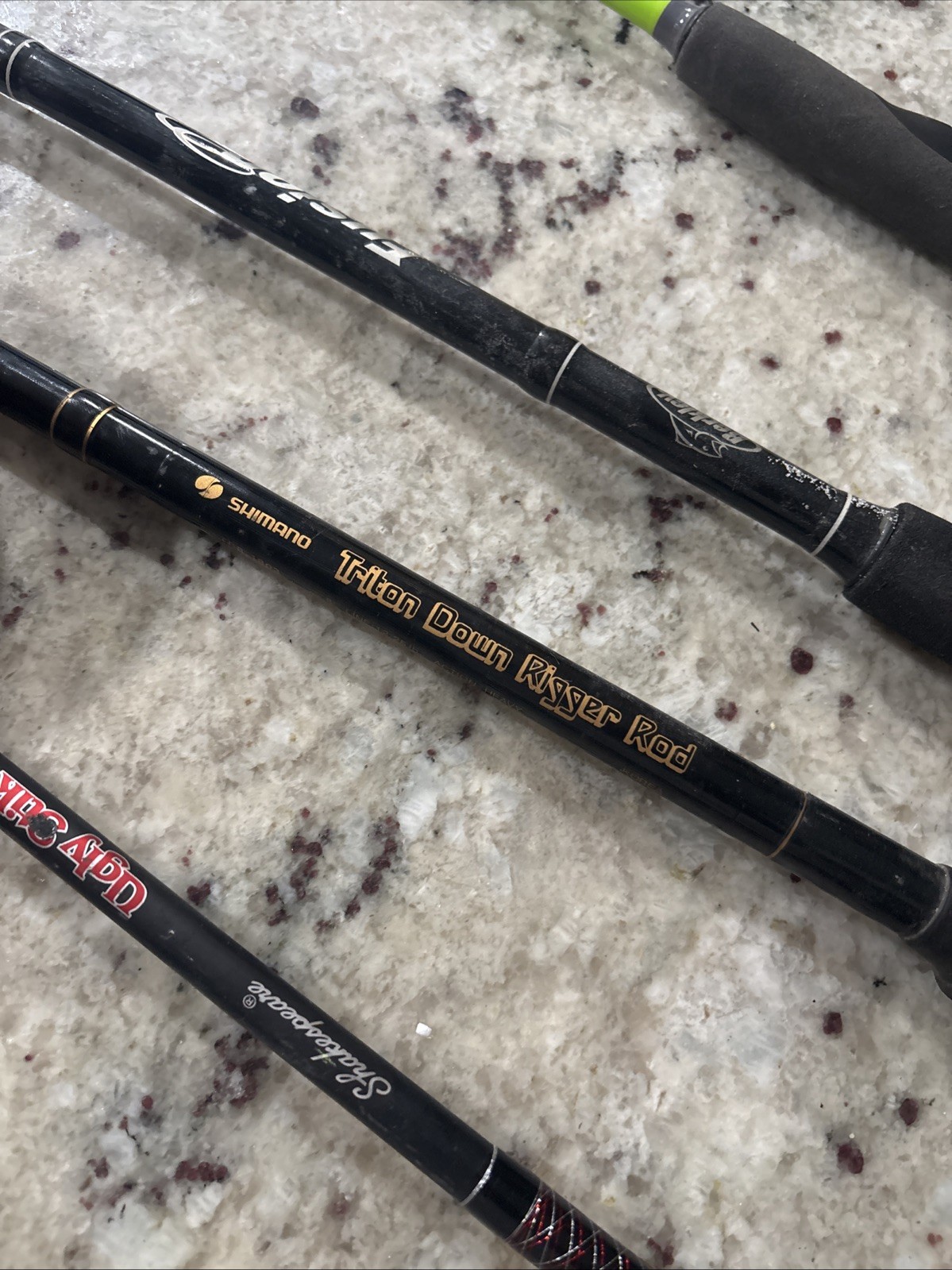 fishing rods Triton Down Rigger Rod Fusion Igły Stik Gx2 Tournée Ts Special