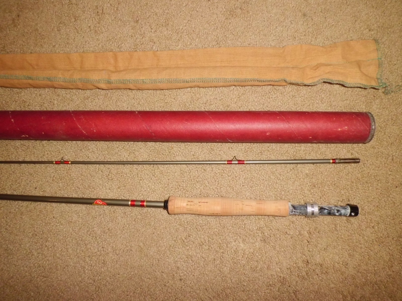 Vintage GEP ACTIONIZED Metal Fly 8’6″ Rod made in USA- MINT