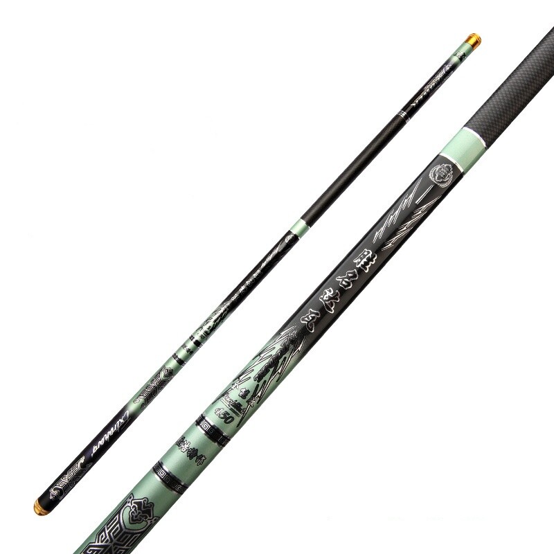 Carp Poles Fishing Rods Carbon Fiber Telescopic Fishing Poles Stream 3.6M-7.2M