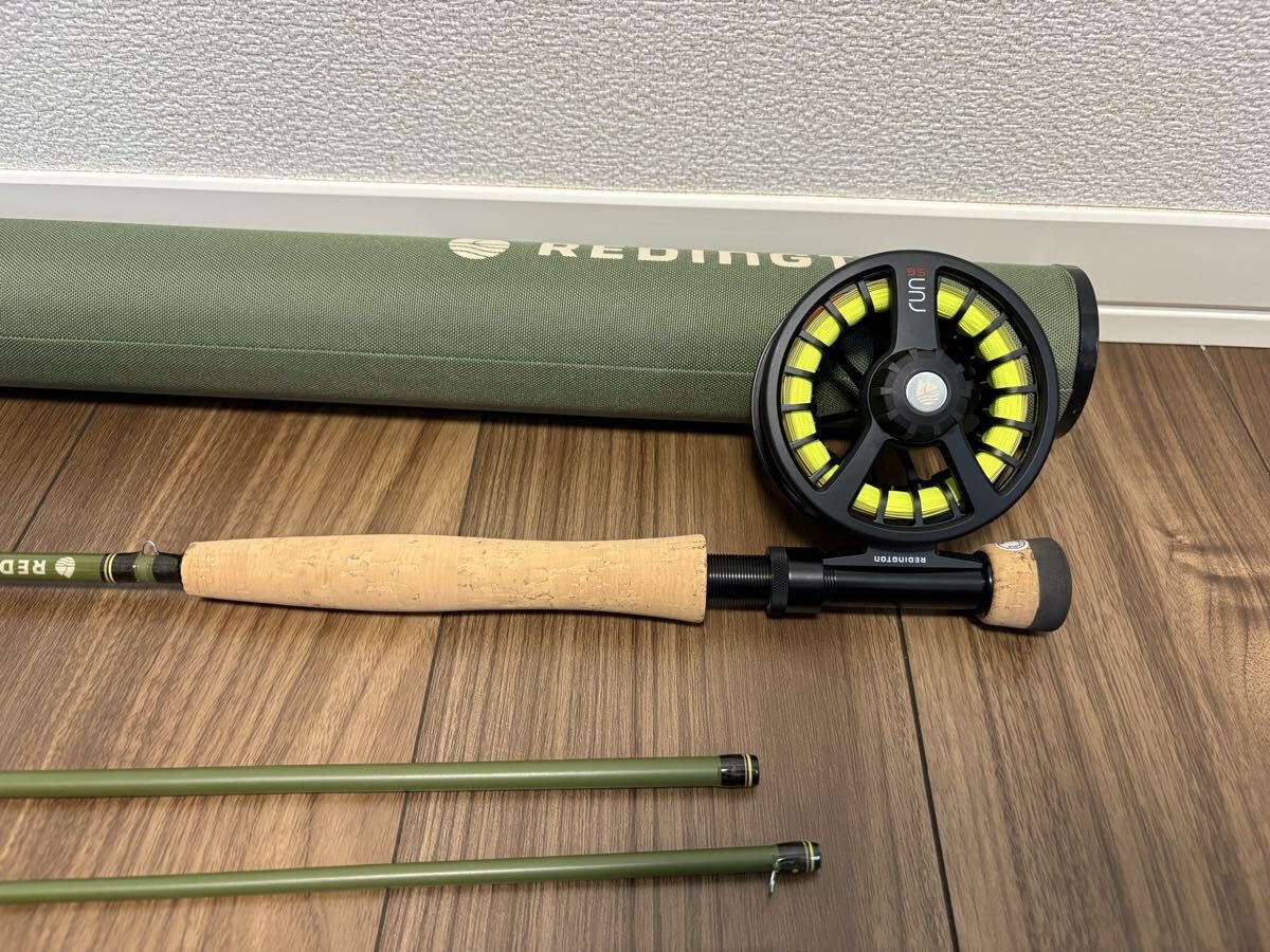 [Unused] Redington Field Kit Euro Nymgh 3100-4 Beginner Set 10ft #3 Fly Rod