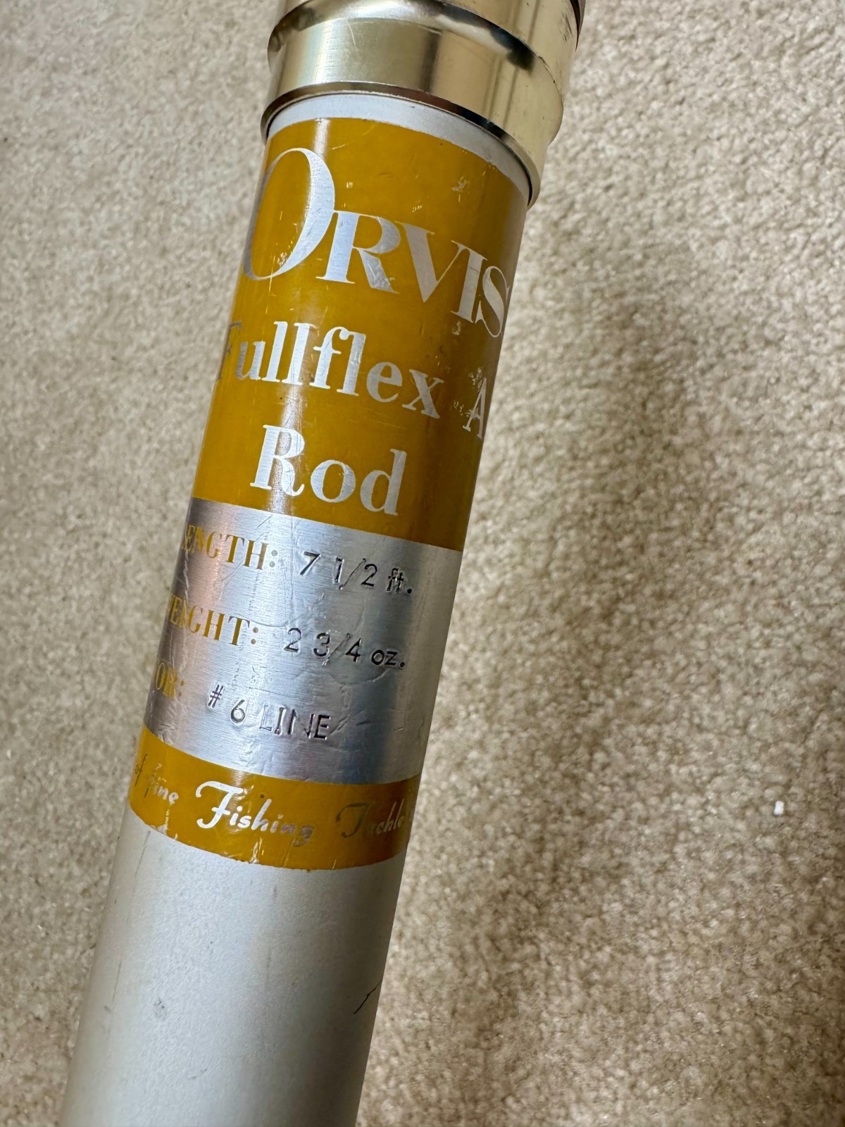 Rare Orvis ‘Manchester Era’ Fullflex A HDG 6wt fly rod and matching Madison Reel