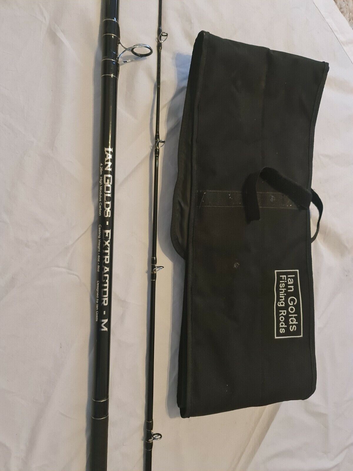 Ian Golds Extractor rod with original bag ** Mix to rough ground rod *UK HOOKS