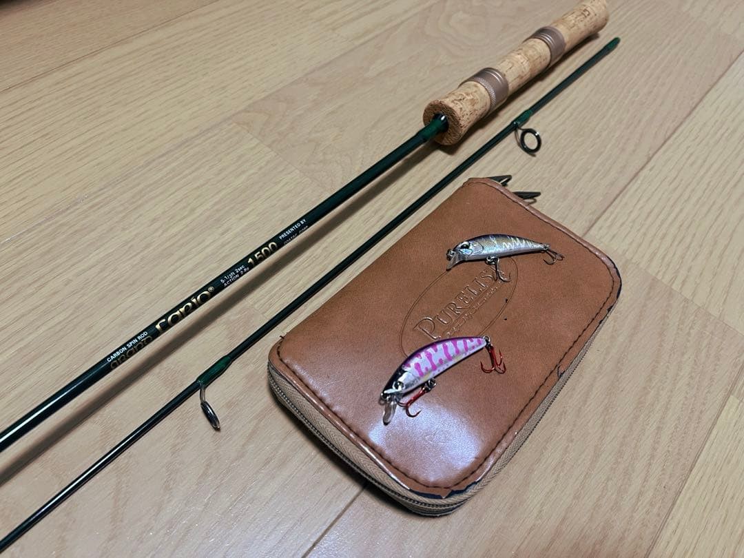 Rare Cotac Trout Rod & Lure Set with Daiwa Reel, Used