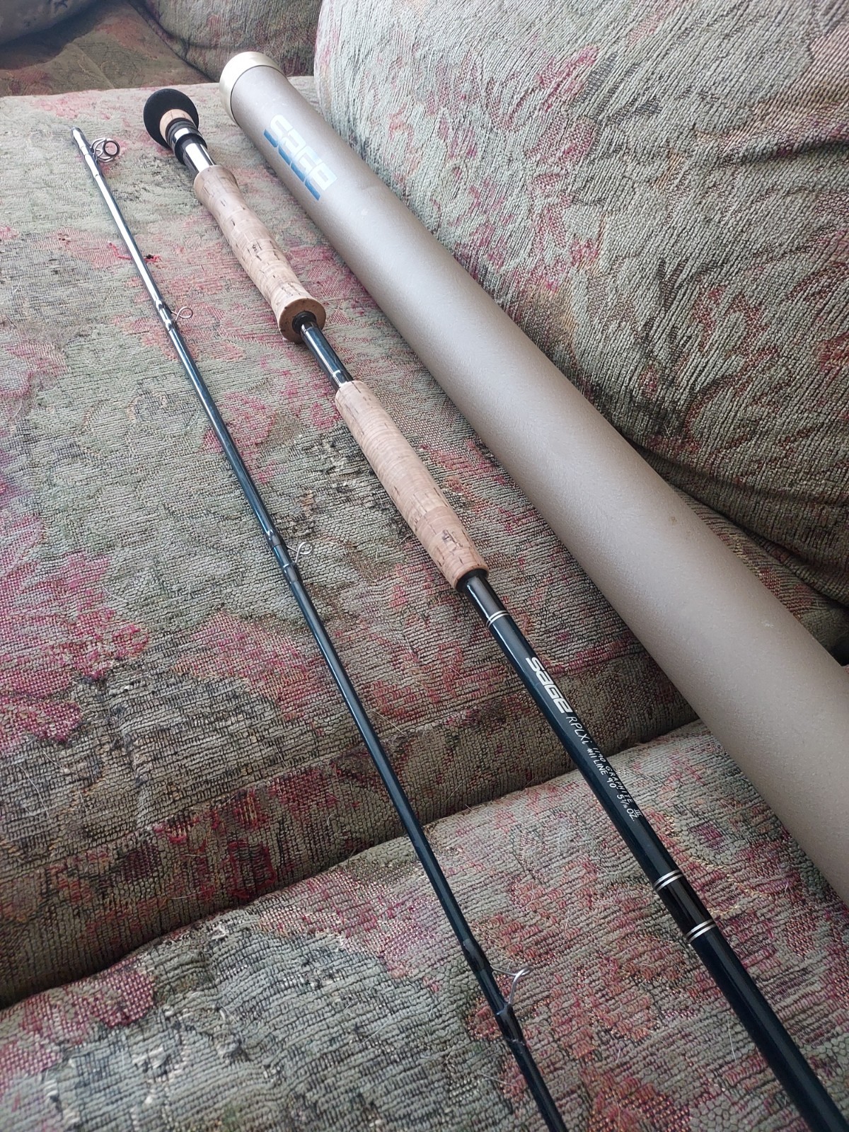 SAGE GFL 1090-3 RPLX 9′ Graphite III FLY Rod- line 10 w/ Bag & Hard Case