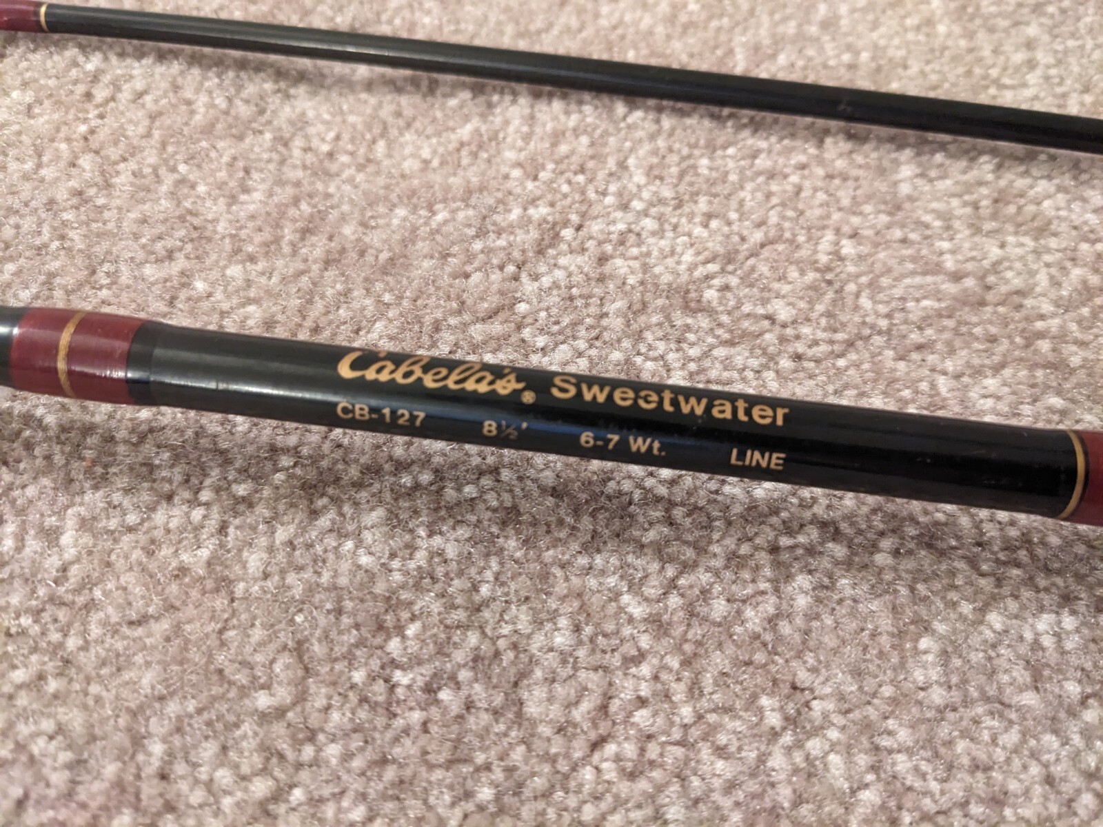 Cabela’s Sweetwater Fly Rod CB-127 8’6″ 6-7 Wt Line Fly Fishing