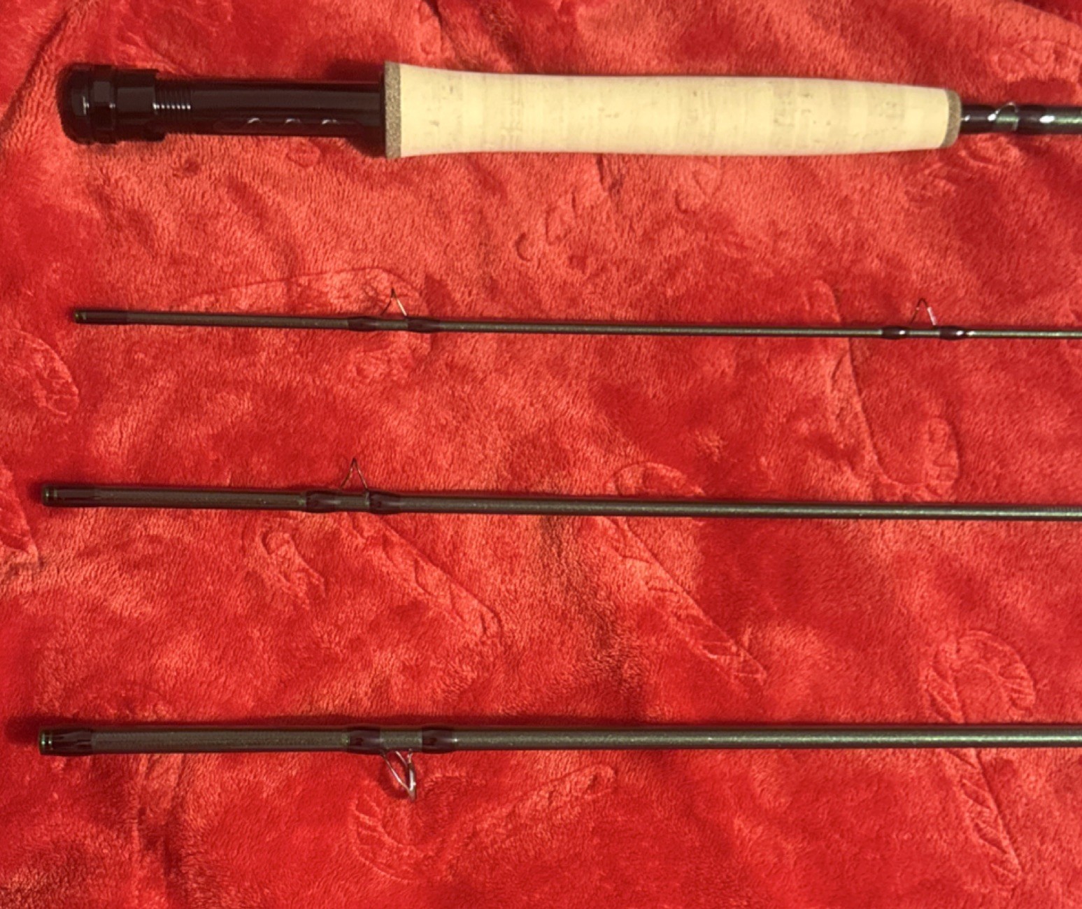 Douglas DXF 5904 Fly Fishing Rod 4-Piece Cork Handle Trout w/ Tube