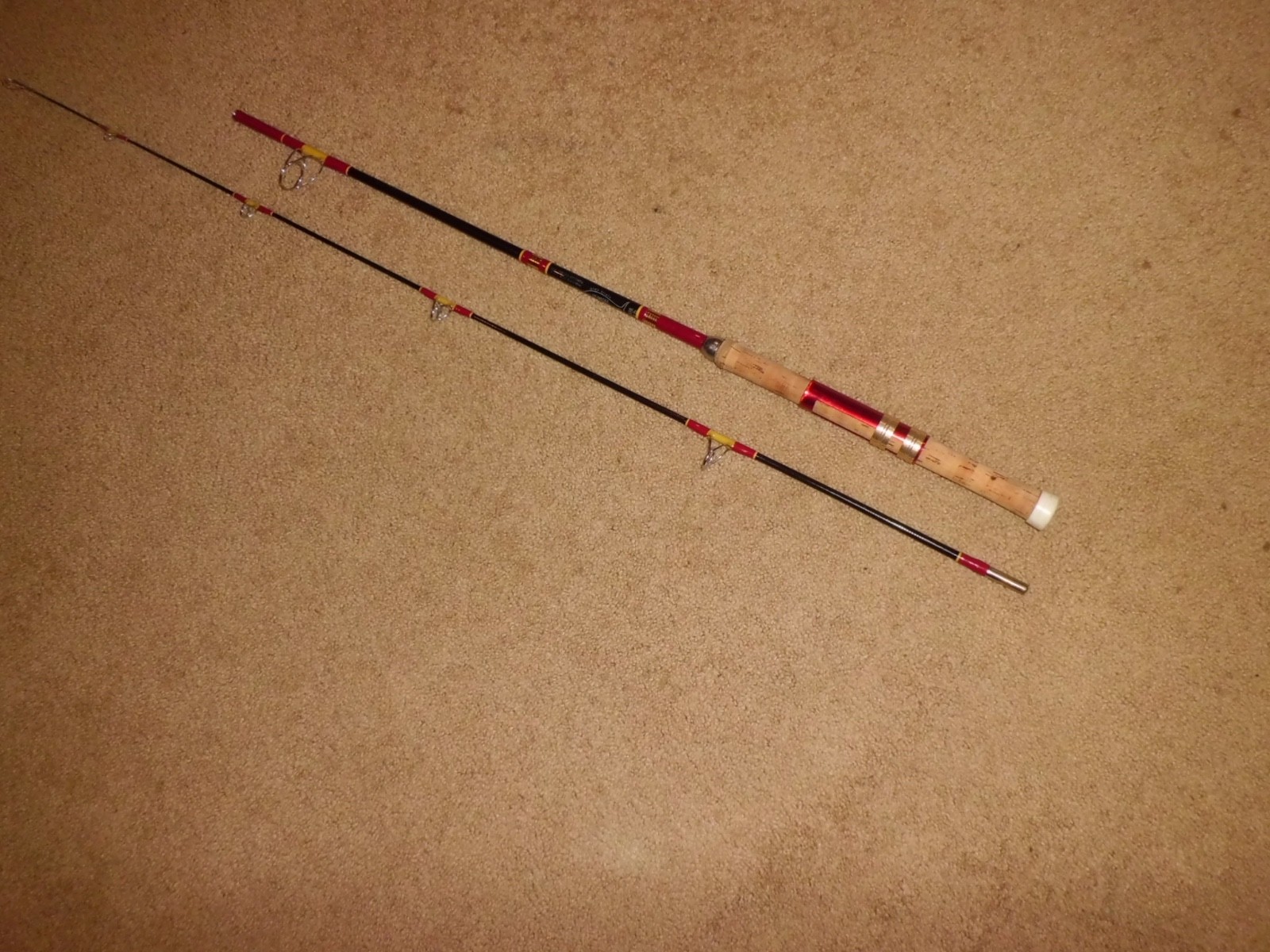 Vintage HARNELL 6438 Spinning 6’6″ Rod made in USA- 10 lb test