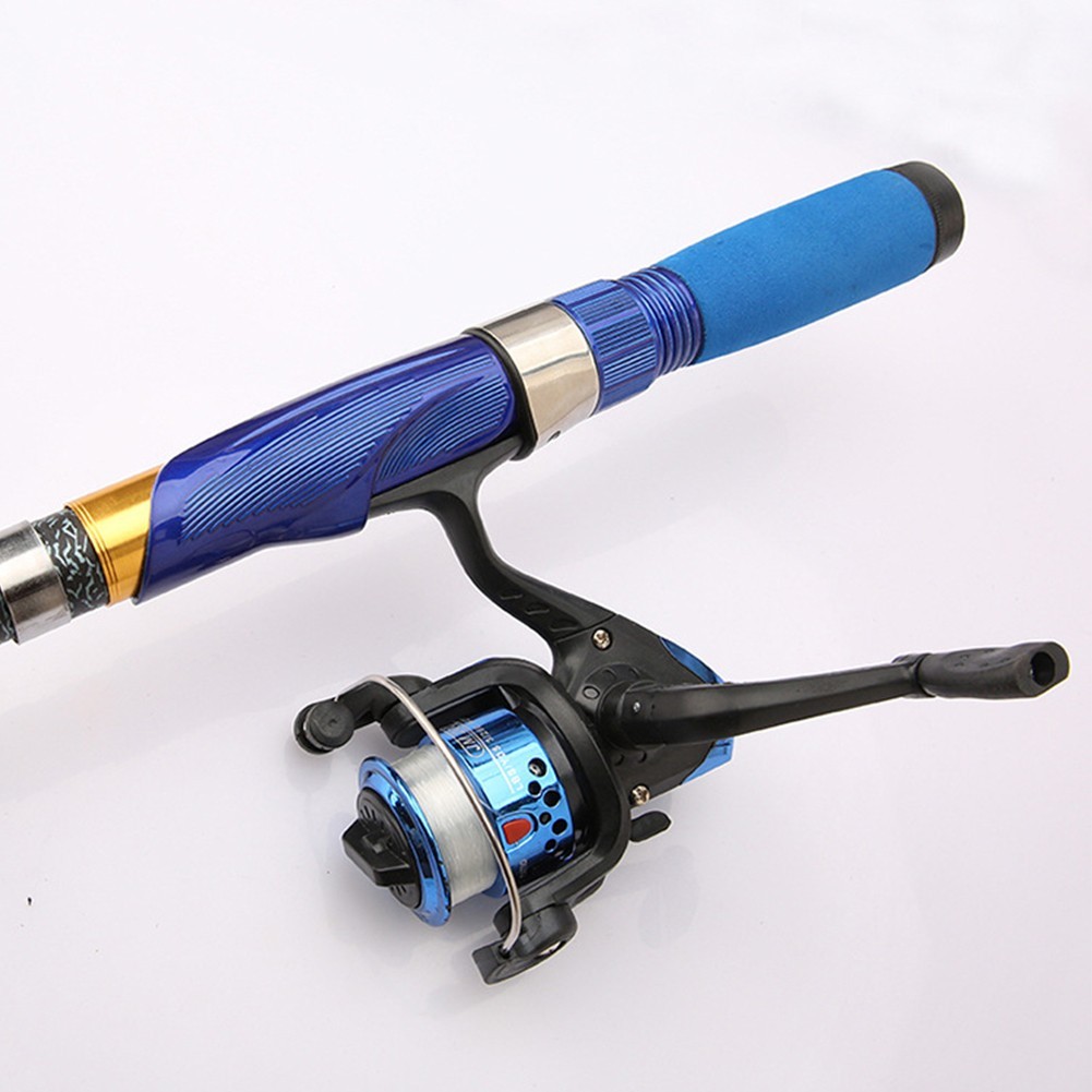 Telescopic Design Portable Fishing Rod Up to 2 4M with Fiberglass Build