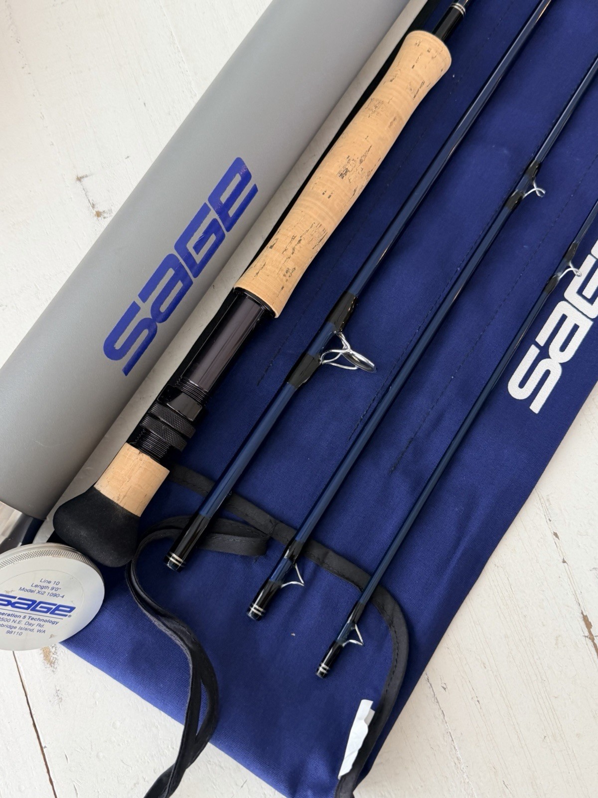 **BEAUTIFUL** 🔥 SAGE SALT Xi 2~ 10wt. 9’ft~4pc FlyRod!!🔥~LEGENDARY~🔥
