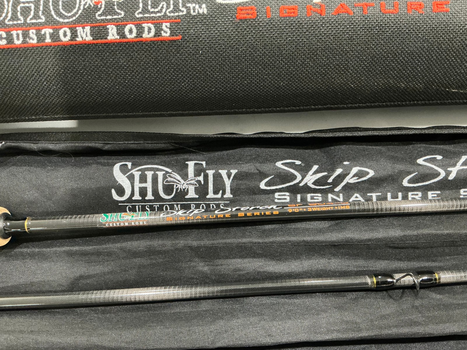 Custom Shu Fly Rod Graphite IM6 904/3 3 weight BEAUTIFUL