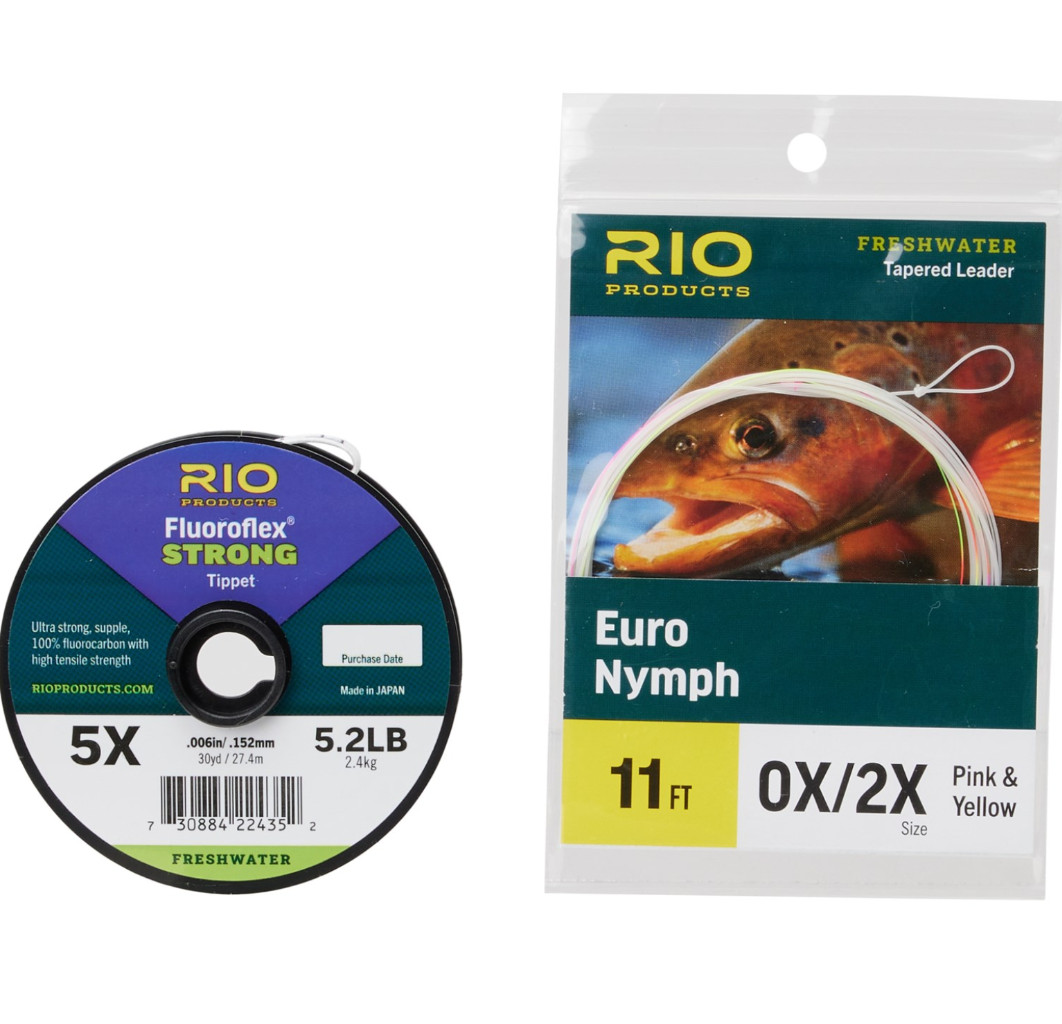 Redington Euro Nymph II Field Kit Fly Fishing Rod Reel Line Combo 10′ 3wt 4pcs
