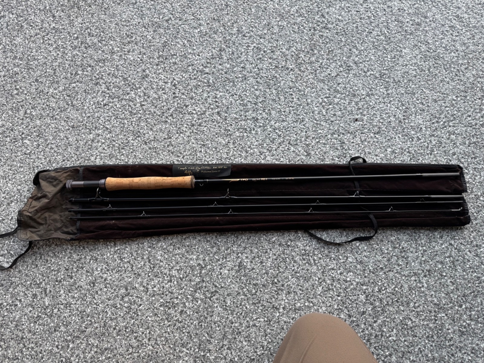 Temple Fork Outfitters TFO Lefty Kreh Professional Series II Fly Rod 5 Wt 10′