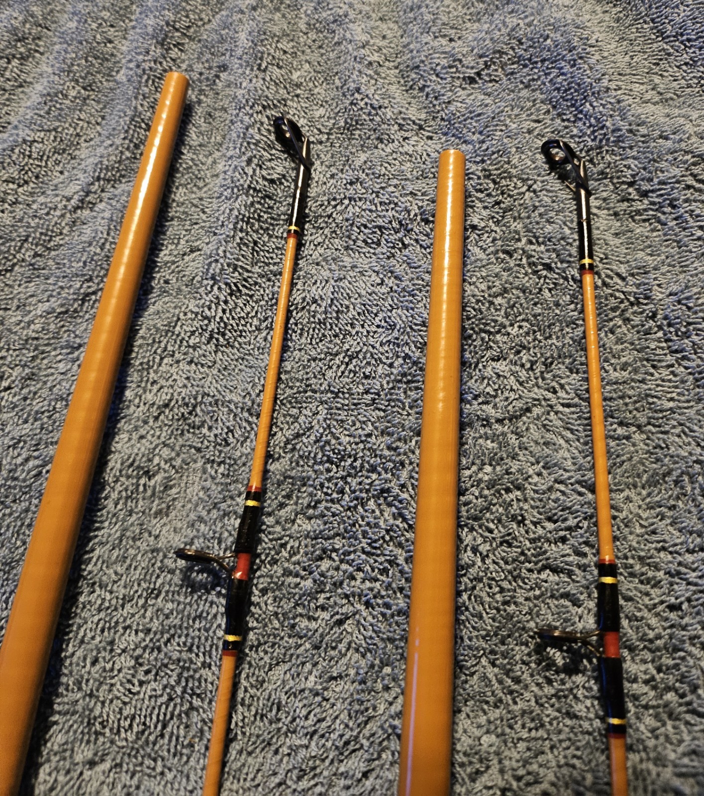 Shakespeare UglyStik Tiger BWD 2200 8′ Med Lite 12-30lb Casting Rods Set of 2