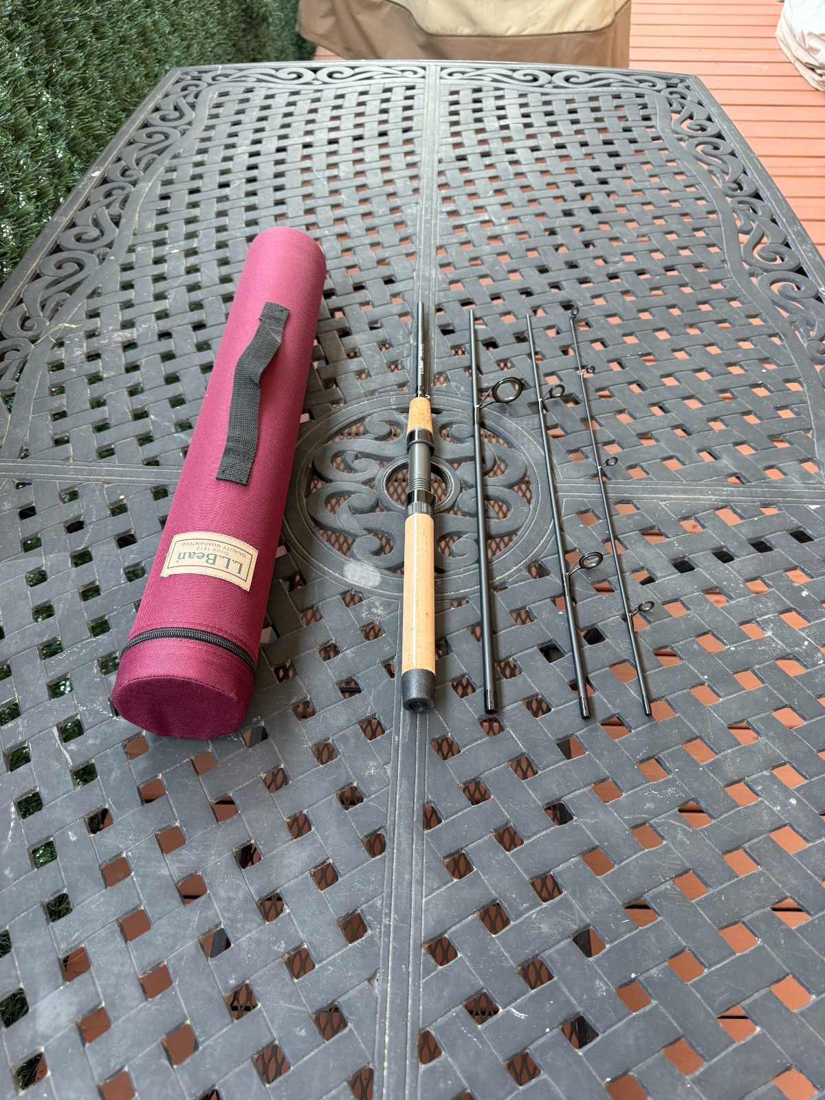 L.L. Bean Travel Series, 6’6″, Medium, Fast, 6-12lb, 1/4-5/8oz, Spinning Rod, 4p