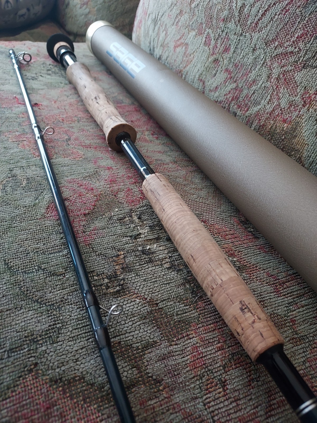 SAGE GFL 1090-3 RPLX 9′ Graphite III FLY Rod- line 10 w/ Bag & Hard Case