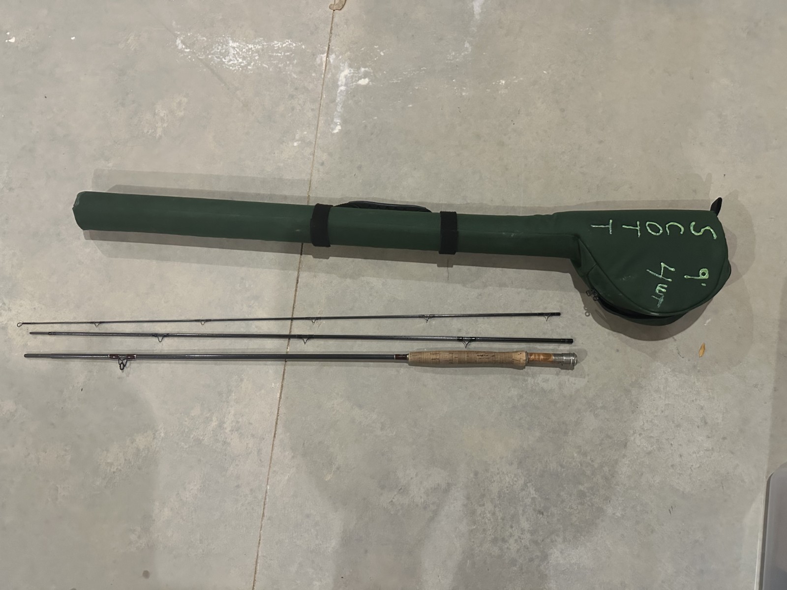 *RARE* Scott G Series Blank 3 piece 884-3 8’8″ 4wt 3-piece fly rod w/case