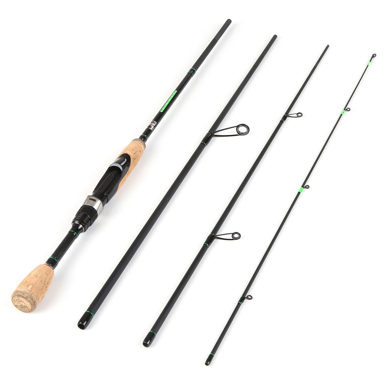 Travel Fishing Rod Lightweight Carbon 4 Pieces Fishing A7F9