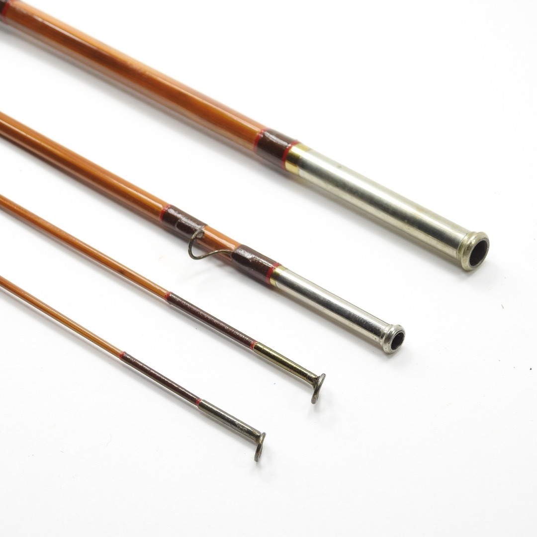 Gene Edwards De Luxe #53 Bamboo Fly Rod. 8’. 3/2. W/ Tube & Sock.