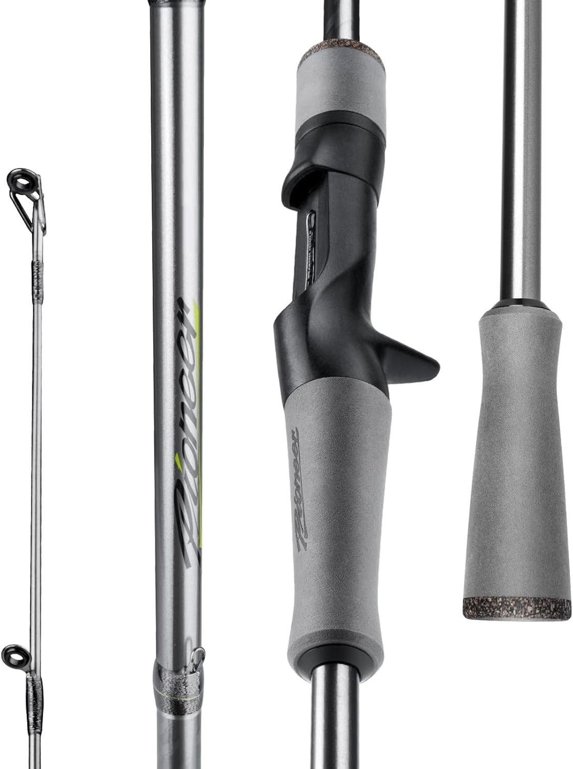 HANDING Pioneer 7′ Fishing Rod Baitcaster Rod for Largemouth Smallmouth Walleye
