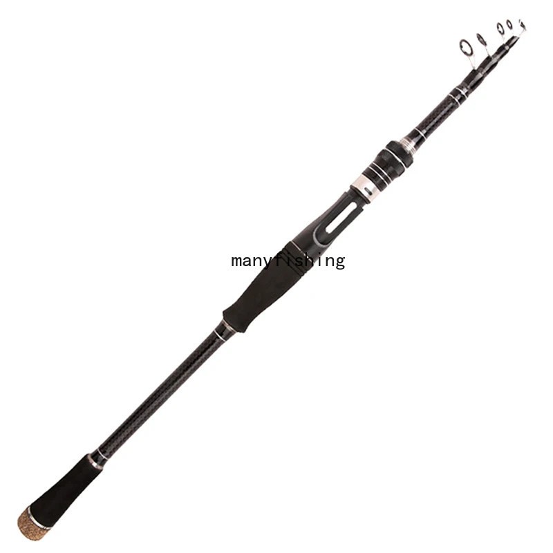 Portable Rock Fishing Rod 1.8/2.1/2.4/2.7/3.0M Telescopic Sea Carbon Fiber Rod