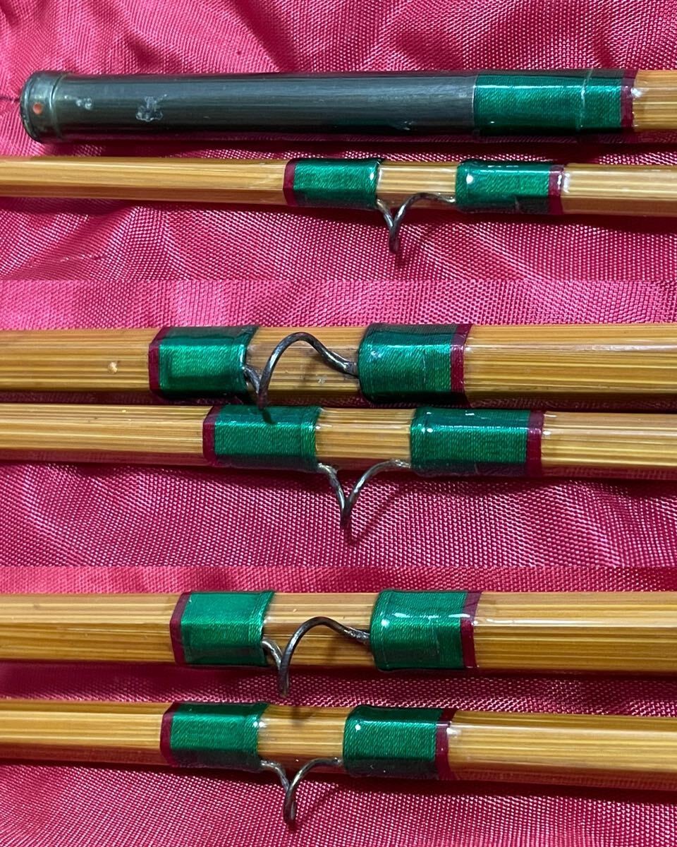 Pezon et Michel Ritz Super Parabolic PPP Fario Club 8’5 #6 Bamboo FlyFishing Rod