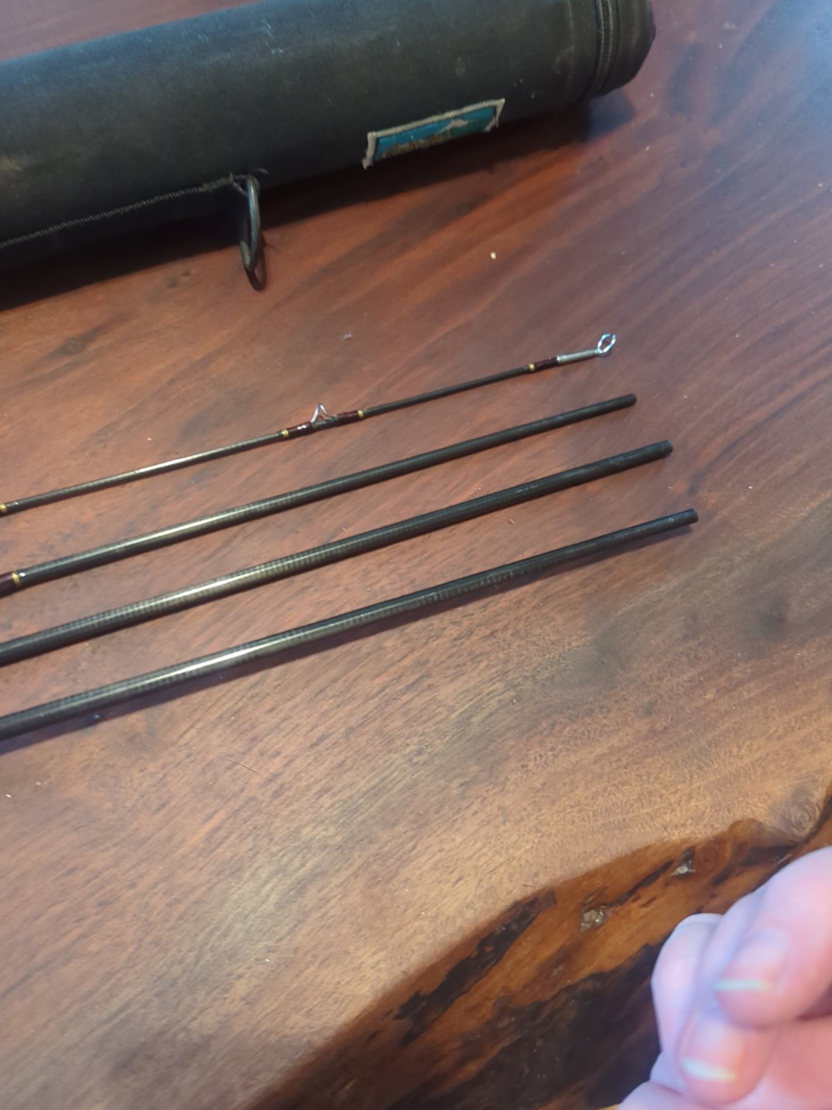 Cabela’s Wind River Wrf9 9 Ft Fishing Pole Five Wt Line With Case