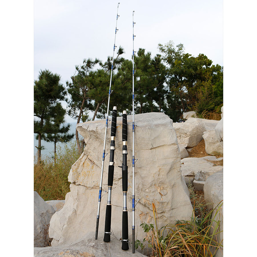 XC Jigging Rod 5’5″ 20-45lb Saltwater Spinning Rod 120# Casting Rod Solid Carbon
