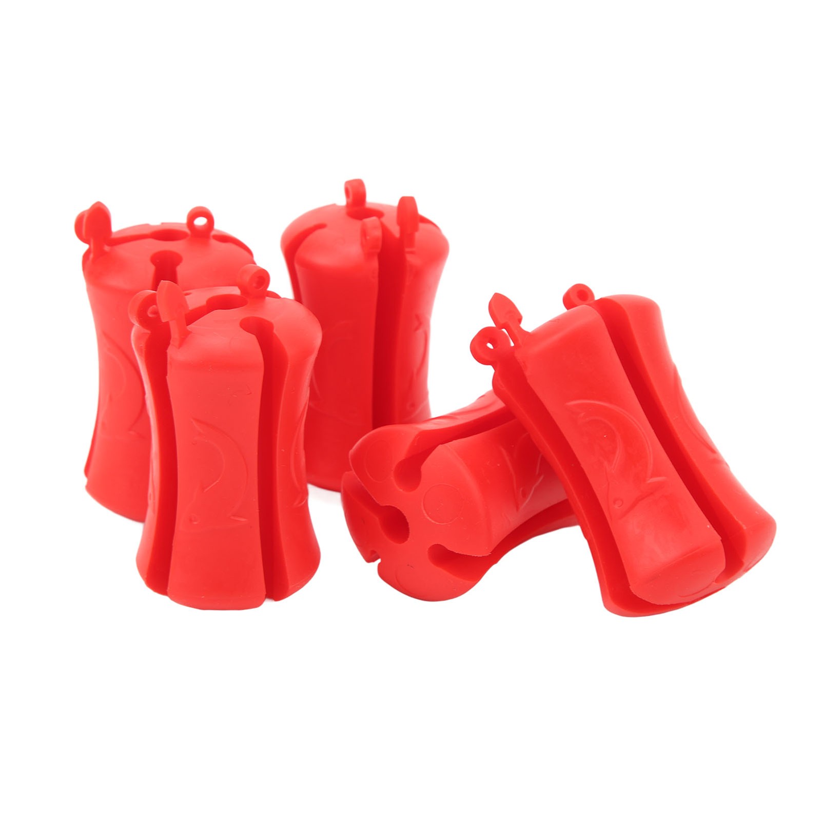 5PCS Fishing Rod Fixed Ball Silicone Reusable Fishing Rod Beam Binding Fastener