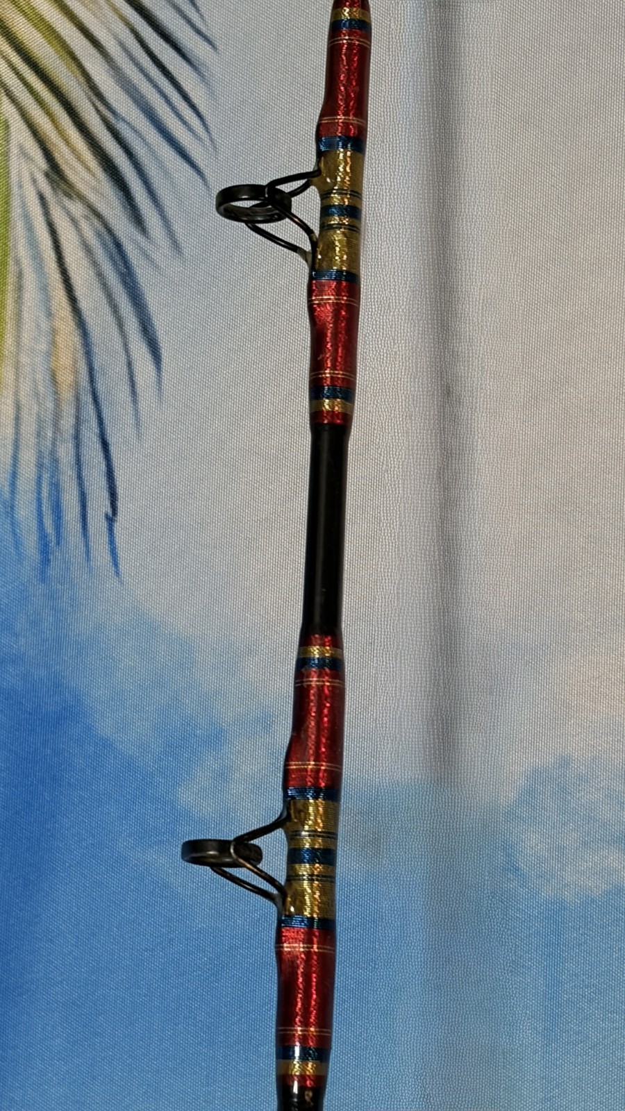 CALSTAR BT-195XH Custom by LONGFIN 15-30lb Saltwater Rod AFTCO-2M 6′ Red
