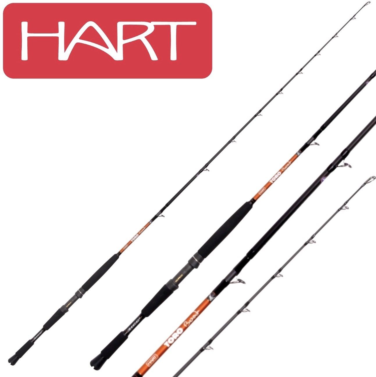 HART Saltwater Fishing Extreme Power Baitcasting Rod TORO BOAT XXH 7’0”