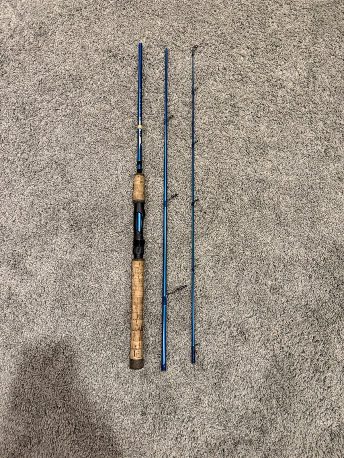 TFO Traveler 7ft 3-Piece Spinning Rod Medium Power Fast Action Used Condition