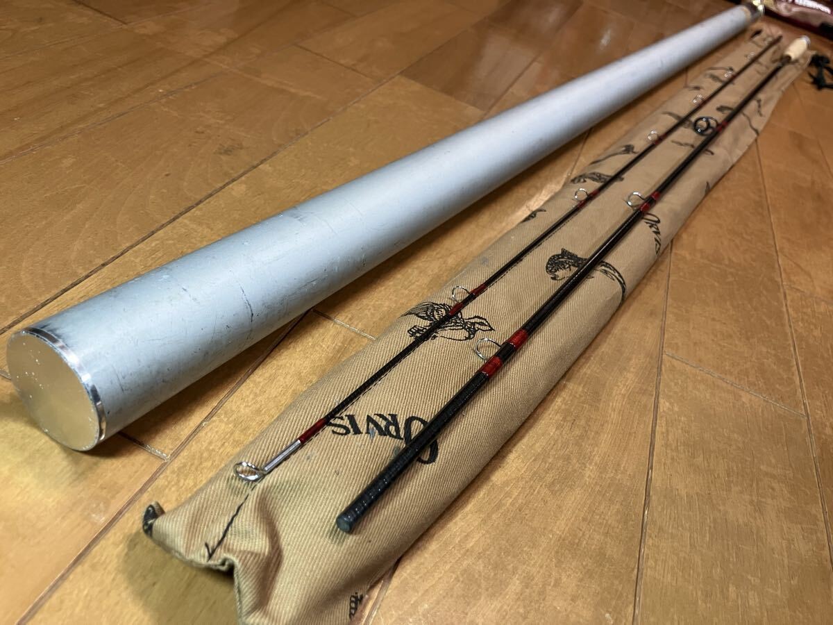 ORVIS GRAPHITE WESTERN 8.1/2′ 2 2.5/8oz Fishing Rod with Case and Bag Serial 038