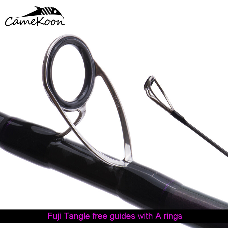 CAMEKOON Carbon Spinning Casting Rod with 3.2/3.6m Lure 30-120g for Bass Fishing