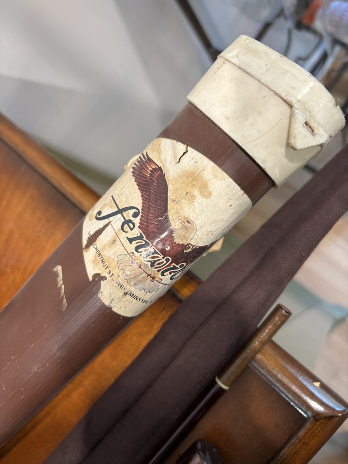 VTG BERKLEY PARAMETRIC DELUX CURVED TAPER 8’4” FISHING ROD 2pc Lightweight Case