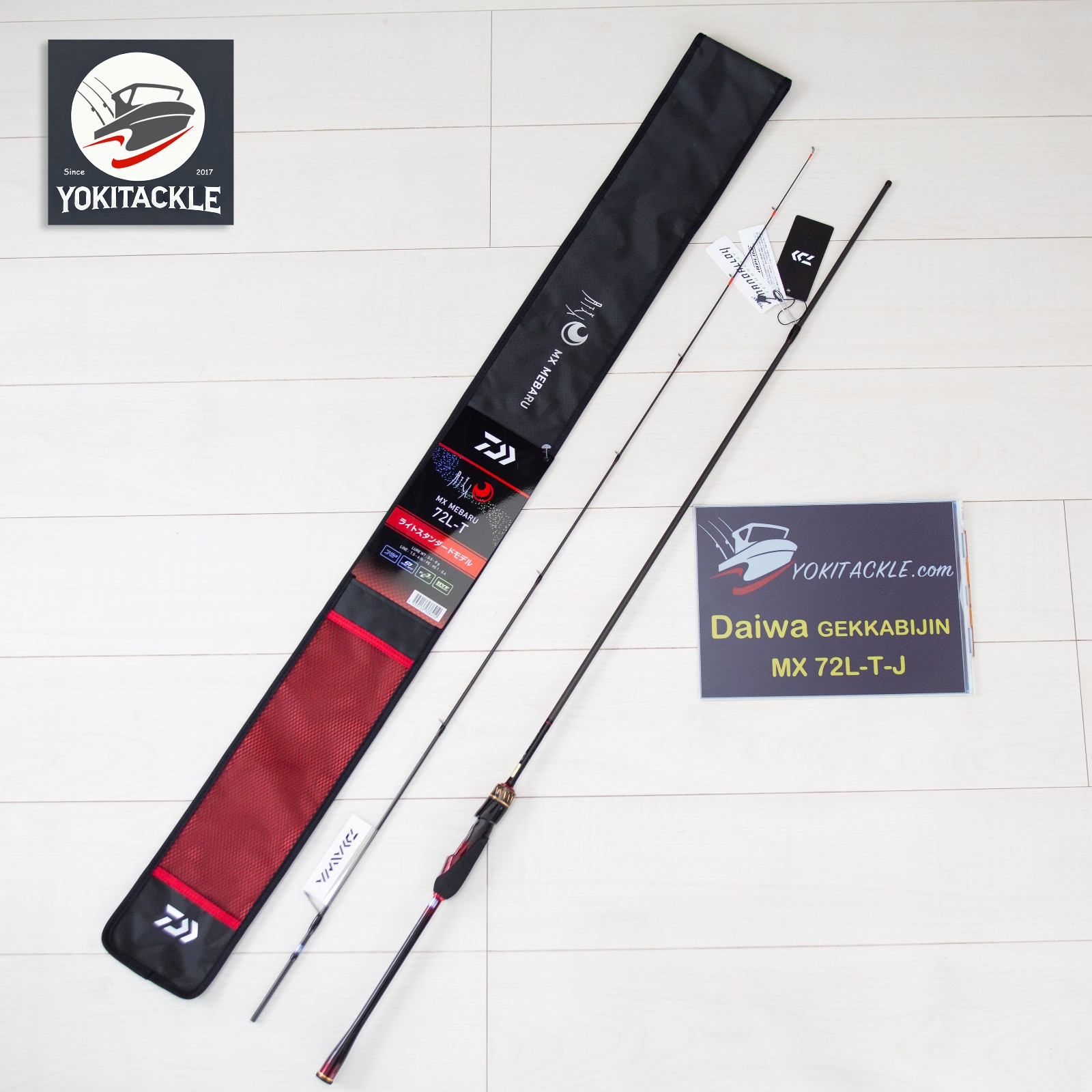 Daiwa 25 GEKKABIJIN MX 72L-T-J Moonlight Beauty Spinning Rod