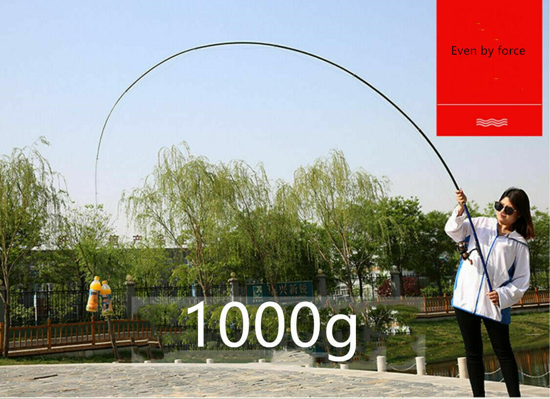 Carbon Fiber Spinning Fishing Rods 3.6M-6.3M Telescopic Rock Fishing Rods Trout