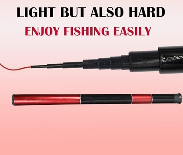 Telescopic Tenkara Rod in 4.9ft/8.8ft/11.8ft-Ultralight Travel 4.9 ft Rod only