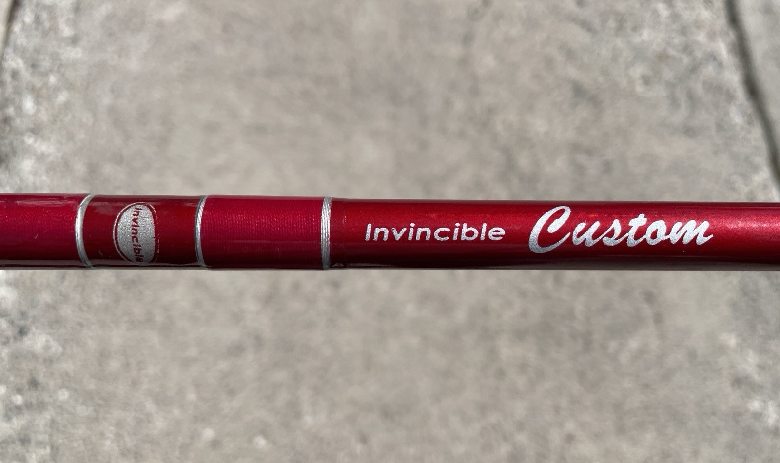 Invincible Custom 6412-66MPS-2 Medium Action 2-pc 6’ 6” Spinning Fishing Rod